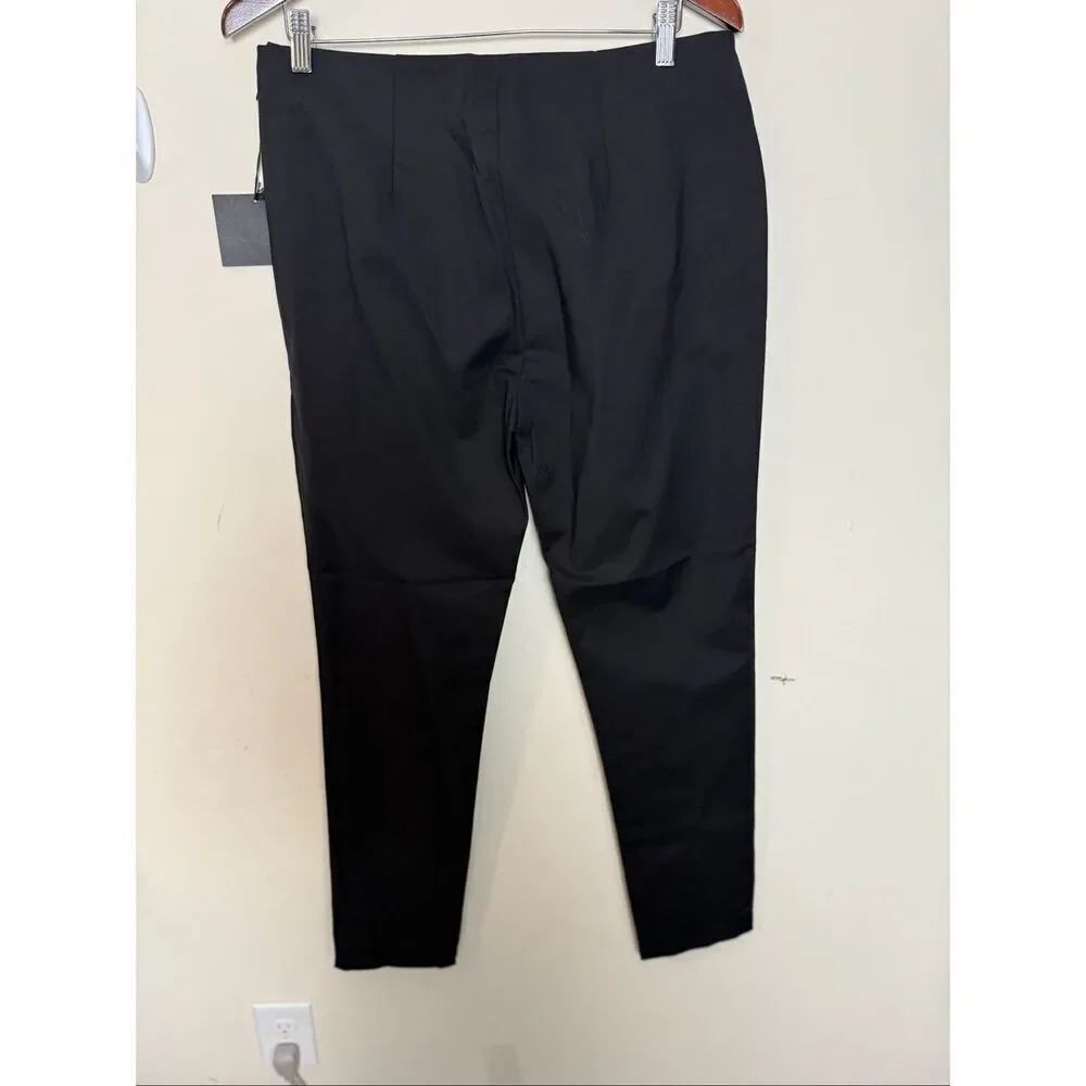 NWT Timeless Naeem Khan Black Stretch Ankle Pants Size 14 Workwear Modern Classi - Picture 4 of 5